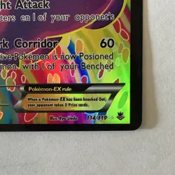 Pokemon TCG Gengar EX Ultra Rare Full Art Holo XY Phantom Forces 114/119 - Image 5