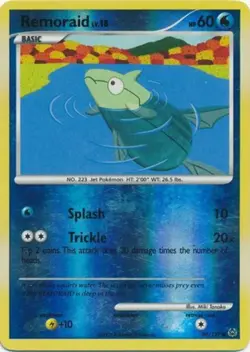 Remoraid - 90/127 - Common - Reverse Holo HP, English Pokemon Platinum - Image 1