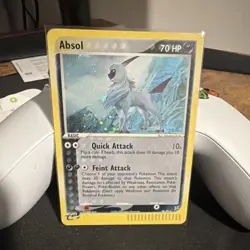 Pokemon Absol EX Team Magma vs Team Aqua Rare Holo 70 HP 96/95 English - Image 1