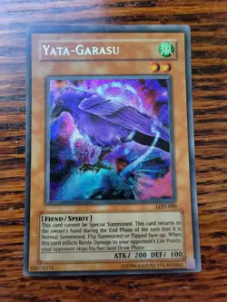 LP! - Yugioh Yata-Garasu LOD-000 Secret Rare - Image 1