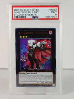 Ghostrick Alucard - YuGiOH - SHSP EN052 Ultra Rare - 1st ed - PSA 9 - Image 1