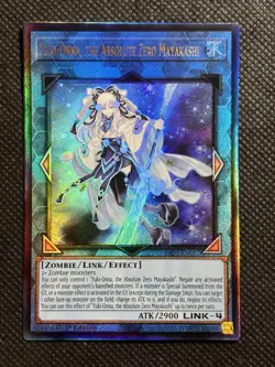 YuGiOh! - Yuki-Onna the Absolute Zero Mayakashi RA05-EN057 Ultimate Rare 1st NM - Image 1