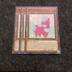 Yu-gi-oh! TCG 3x Melffy Pony MP21-EN116 x3 YUGIOH! Common Earth Beast NM - Image 1