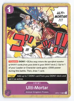 One Piece TCG - Ulti-Mortar (OP01-118) Romance Dawn - English X4 - Image 1