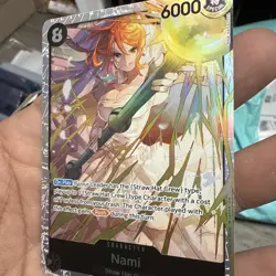 Nami OP15-086 SR One Piece Adventure on Kami's Island NM - Image 2
