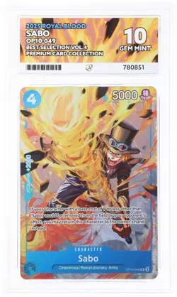 Sabo OP10-049 Best Selection Vol 4 One Piece CCG Ace 10 - Image 1