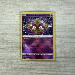 Radiant Alakazam 059/195 - Silver Tempest - Ultra Rare Holo Pokemon Card NM - Image 1
