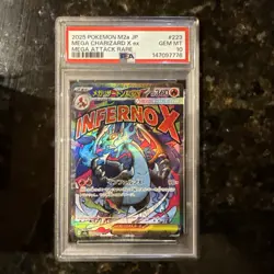PSA 10 Pokemon Card Mega Charizard ex MA 223/193 M2a Mega Dream 2025 Japanese - Image 1