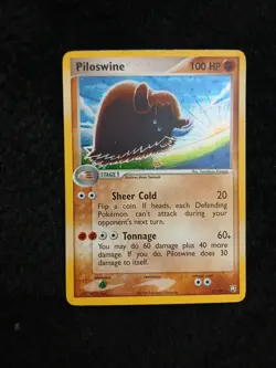 Pokemon Card - Piloswine Team Rocket Returns 13/109 Holo Rare - Image 1