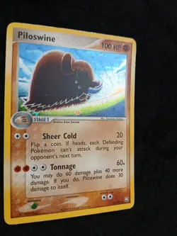 Pokemon Card - Piloswine Team Rocket Returns 13/109 Holo Rare - Image 2