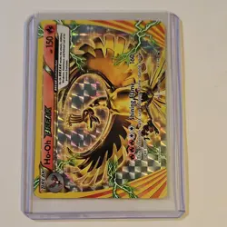 Pokemon Ho-Oh BREAK Promo Holo Card XY154 XY Break Stage Shining Flame - Image 1