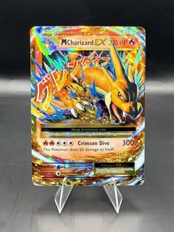 Pokemon TCG M Charizard EX 13/108 Evolutions 2016 Holo Ultra Rare Card - Image 1