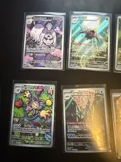 Pokemon TCG Illustration Rare Lot 10 Cards (Near Mint- Light Played) - Image 1