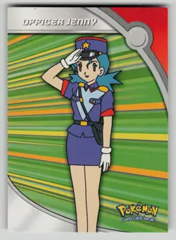 Officer Jenny #36 Topps Johto Trading Cards Series 3 Pokemon LP - Image 1