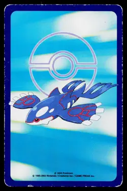 Shedinja 6 of Spades Kyogre Deck Playing Card Heavily Played - Image 2