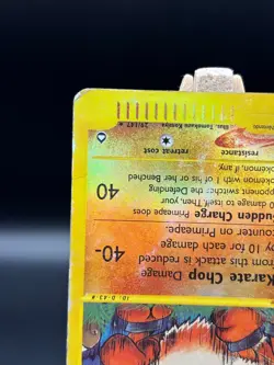 Pokemon TCG Primeape Reverse Holo Rare Card Aquapolis HP/DMG 029/147 (P3) - Image 4