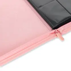 Vault X Just Pink 9-Pocket Exo-Tec Zip Binder - 360 Cards - NEW! - Image 4