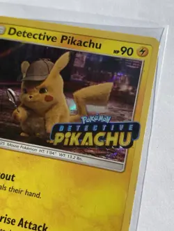 Detective Pikachu Pokemon’s Card 2019 SM170 Holo From The Movie - Image 5