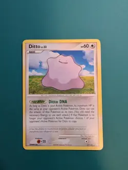 Pokemon Card 2008 Legends Awakened Rare Ditto 27/146 NM - Image 1