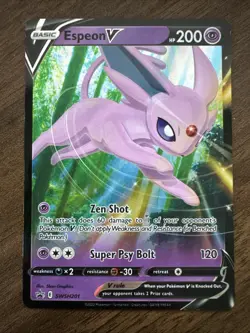 Pokemon Espeon V SWSH201 SWSH: Sword & Shield Promo Cards Holo - Image 1