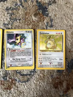 Pokemon TCG Holo Card Lot 4 Blastoise Clefable Delcatty Kangaskhan Vintage Mixed - Image 3