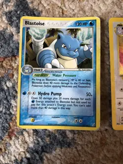 Pokemon TCG Holo Card Lot 4 Blastoise Clefable Delcatty Kangaskhan Vintage Mixed - Image 4