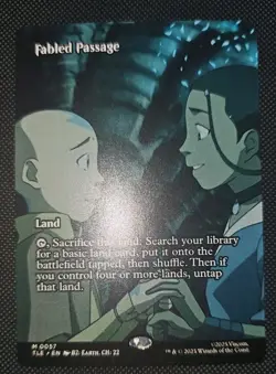 MTG BORDERLESS Fabled Passage 0057 Avatar Mythic Rare NM - Image 1