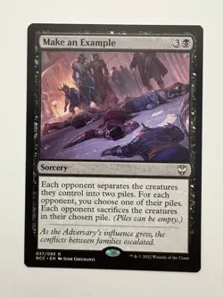 Make an Example MTG Magic the Gathering Card NM Near Mint NCC - Image 1