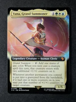2025 MTG YUNA, GRAND SUMMONER #192 Final Fantasy Commander Mythic Rare - Image 1