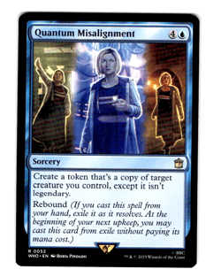 2023 Magic MTG Doctor Who #U0052 Uncommon Quantum Misalignment - Image 1