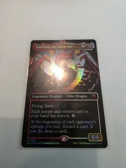 MTG Magic Secrets of Strixhaven Lorehold, the Historian Borderless Foil Presale - Image 1