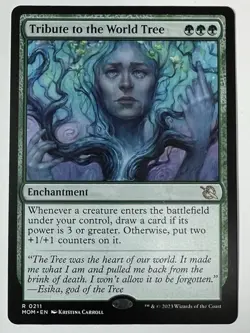 Tribute to the World Tree March of the Machine Rare Enchantment Regular Green 2… - Image 1