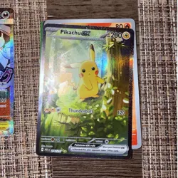 Pokemon Pikachu EX Holo Card 276/217 Thunderbolt 200 HP Electric TCG - Image 1
