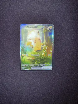 Pokemon Pikachu EX Holo Card 276/217 Thunderbolt 200 HP Electric TCG - Image 2