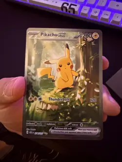 Pokemon Pikachu EX Holo Card 276/217 Thunderbolt 200 HP Electric TCG - Image 5