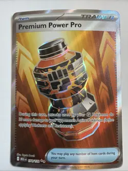 Pokemon Premium Power Pro Ultra Rare Holo Trainer-Item Card MEG-EN 174/132 - Image 3