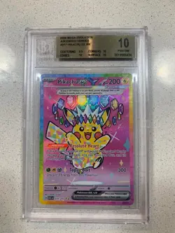 Pokemon Pikachu EX 277/217 Ascended BGS 10 Pristine (WITH COSMIC GRADEDGUARD) - Image 2