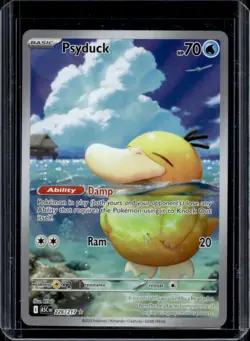 2026 Pokemon Ascended Heroes Psyduck Full Art Illustration Rare #226/217 - Image 1