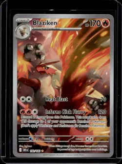 2025 Pokemon Destined Rivals Blaziken #192/182 - Image 1
