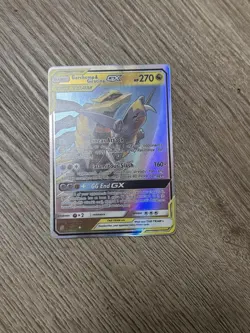 Pokemon TCG Garchomp & Giratina GX TAG TEAM Ultra Rare Holo 146/236 - Image 1