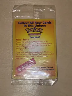 1999 Warner Bros. Sealed Pokemon Movie Promo! Mew Two - Image 2