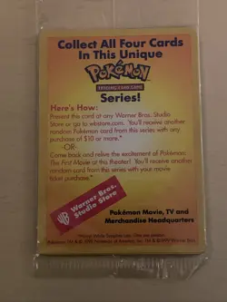 1999 Warner Bros. Sealed Pokemon Movie Promo! Mew Two - Image 3