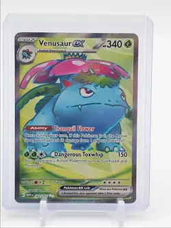 VENUSAUR EX 2023 POKEMON S&V-151 ULTRA RARE A 182/165 Q4767 - Image 1