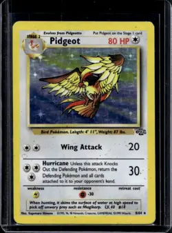 1999 Pokemon Jungle Pidgeot #8/64 - Image 1