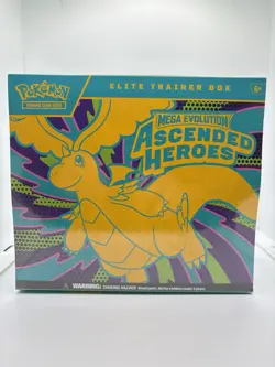 Pokemon TCG Mega Evolution Ascended Heroes Elite Trainer Box ETB Sealed - Image 1