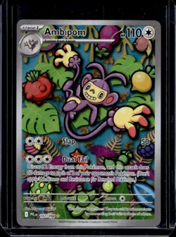 2025 Pokemon Phantasmal Flames Ambipom Illustration Rare #107/094 - Image 1