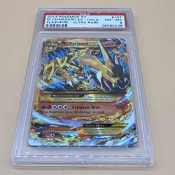 2014 Pokemon XY Flashfire - M Charizard EX Holo Ultra Rare 107/106 - PSA 8 NM-MT - Image 3