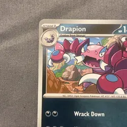 Pokemon TCG Drapion 52/88 Perfect Order ME3 Reverse Holo NM - Image 2