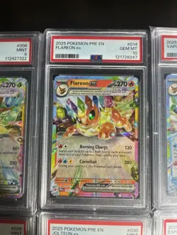 Pokemon Prismatic Evolutions Eeveelutions ex psa 9 And 10 Lot - Image 3