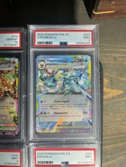 Pokemon Prismatic Evolutions Eeveelutions ex psa 9 And 10 Lot - Image 4